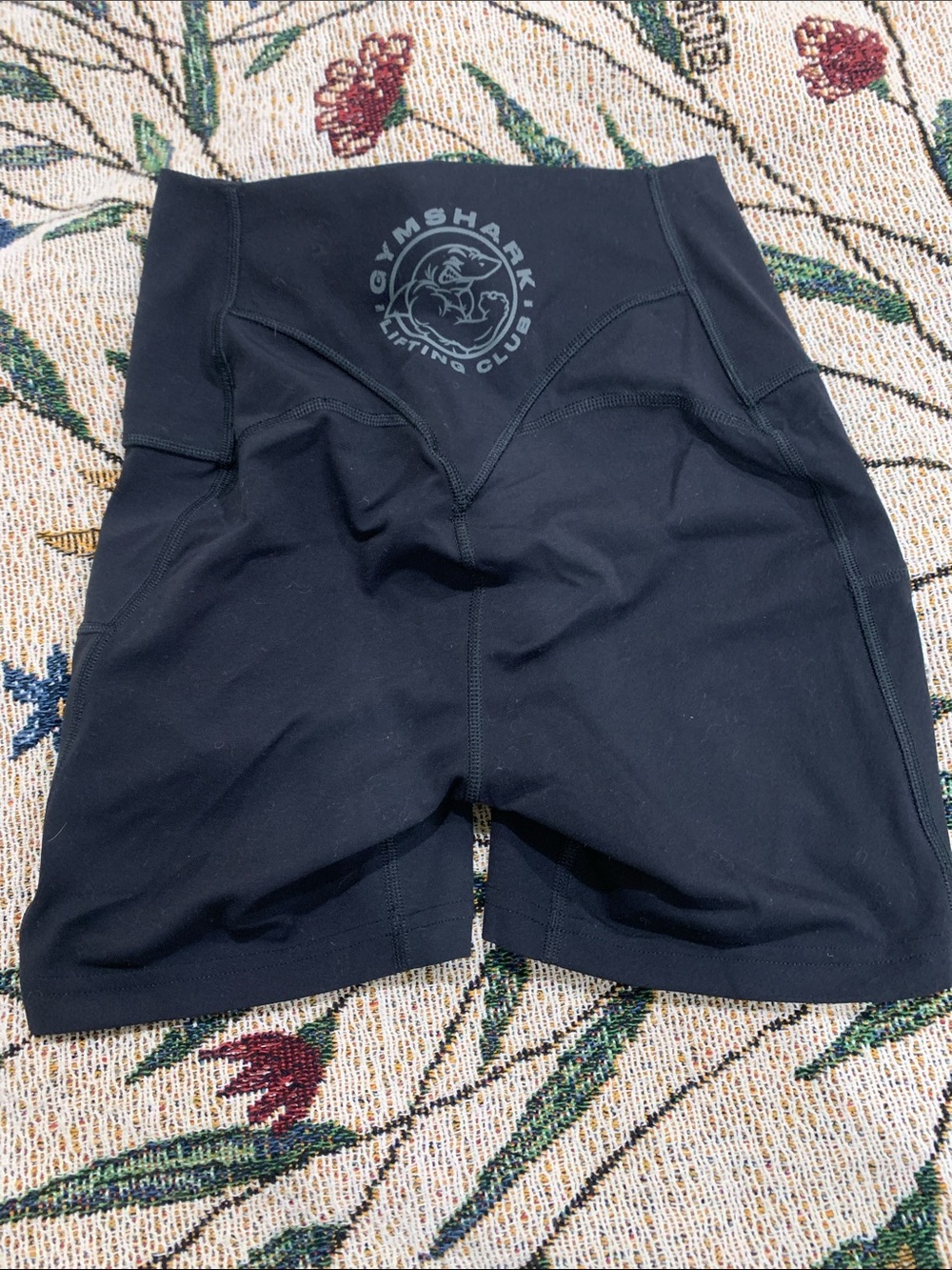 Gymshark Black High-Waist Training Bike Shorts